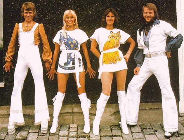 ABBA, looking fabulous